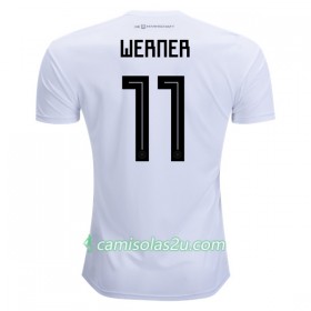 Camisolas de Futebol Alemanha Werner 11 Equipamento Principal Copa do Mundo 2018 Manga Curta